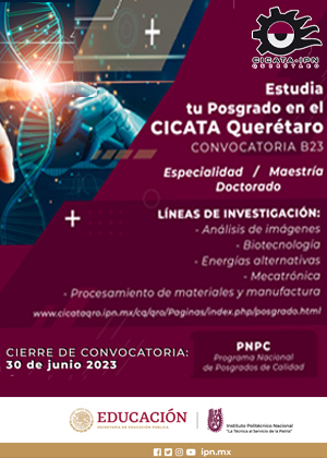 Estudia tu Posgrado en el CICATA QUERETARO